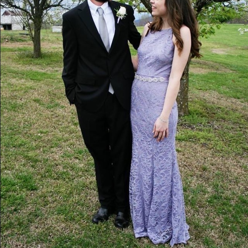 Lavender/ Light purple PROM DRESS